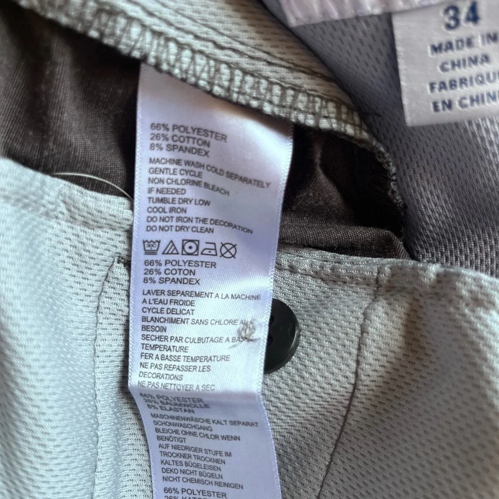 Tommy Bahama Mens Size 34 Gray Casual Summer Shorts - Picture 6 of 7